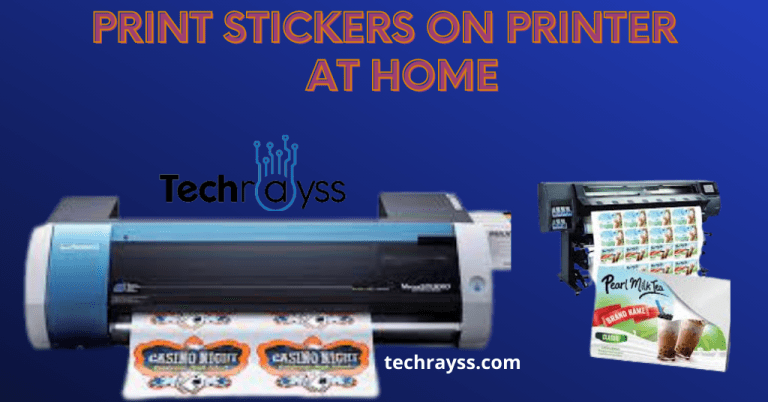 How To Print Stickers On Printer
