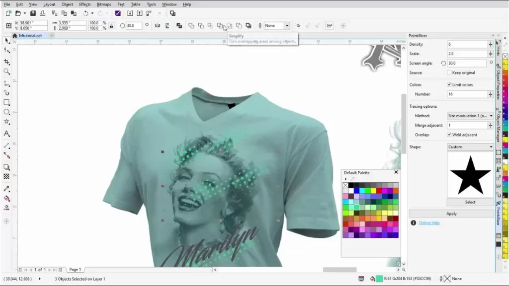 design cfeation for cotton shirt printing