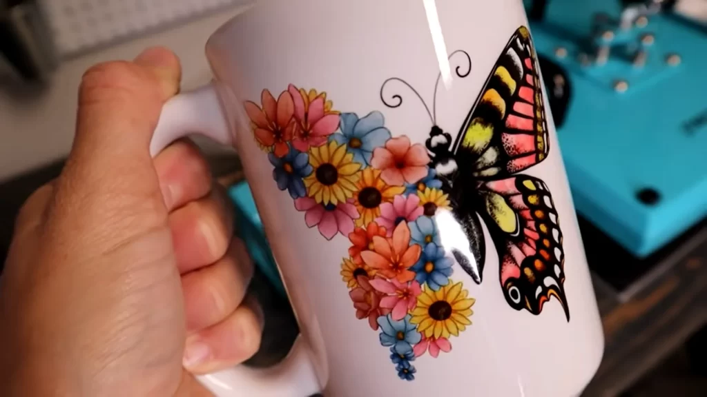 beautiful sublimated mug