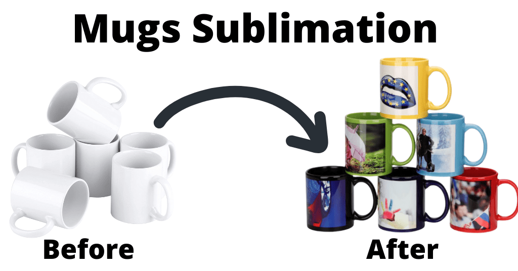 sublimation on mugs
