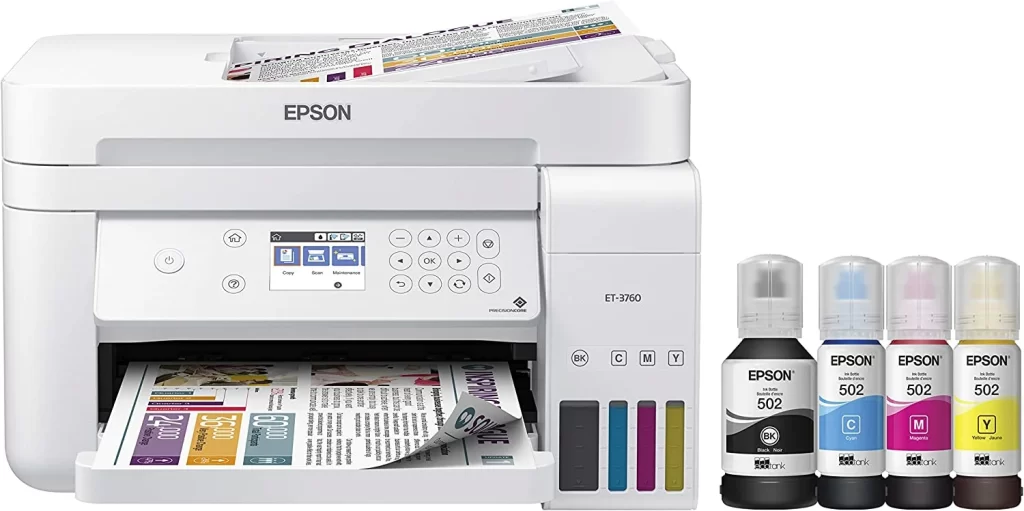 Epson Ecotank et-3760 Sublimation Printer For T-Shirts