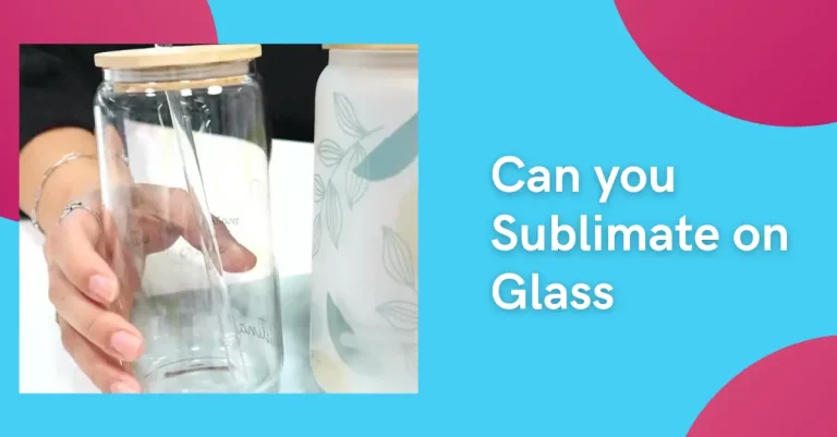 can you sublimate on glass